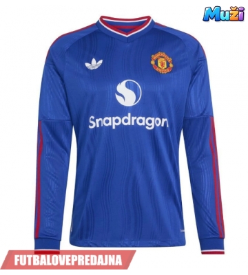 Lacne Muži Futbalové dres Manchester United 2026-27 Dlhy Rukáv - Preč